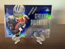 2014 Certified Potential Mirror Signatures Blue Brandin Cooks /25 Rookie Auto RC