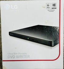 LG ULTRA SLIM PORTABLE DVD WRITER GP55EX70 WINDOWS MAC NEW OPEN BOX