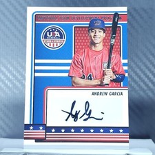 Andrew Garcia 2023 USA Baseball DEVELOPMENT PROGRAM SIGNATURES #NTDP-AG - AUTO