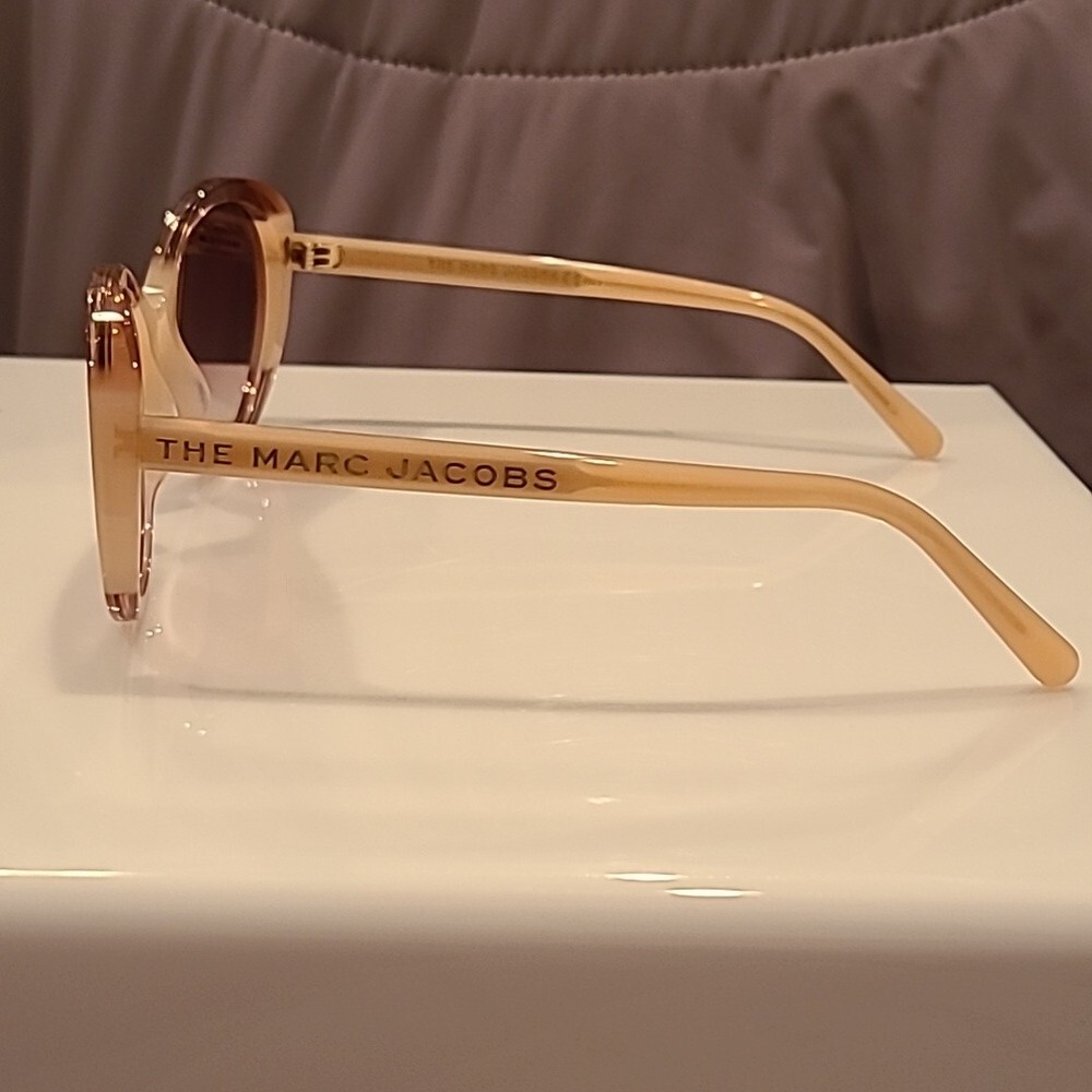 Marc Jacobs Pink Peach Burgundy Sunglasses brand new in box Marc Jacobs Pink Peach Burgundy Sunglasses brand new in box  main image 2