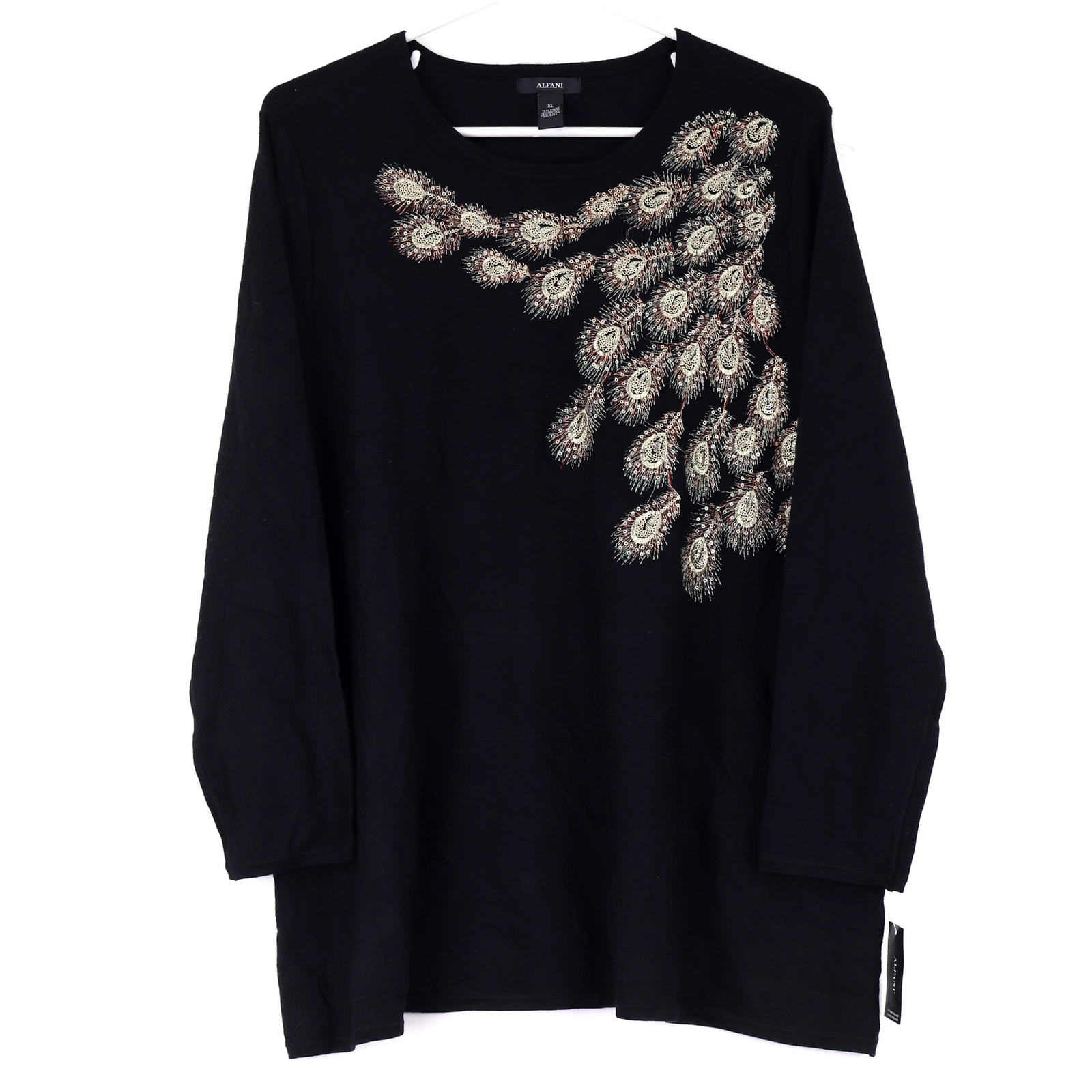 Embellished Tunic Sweater $89, X 