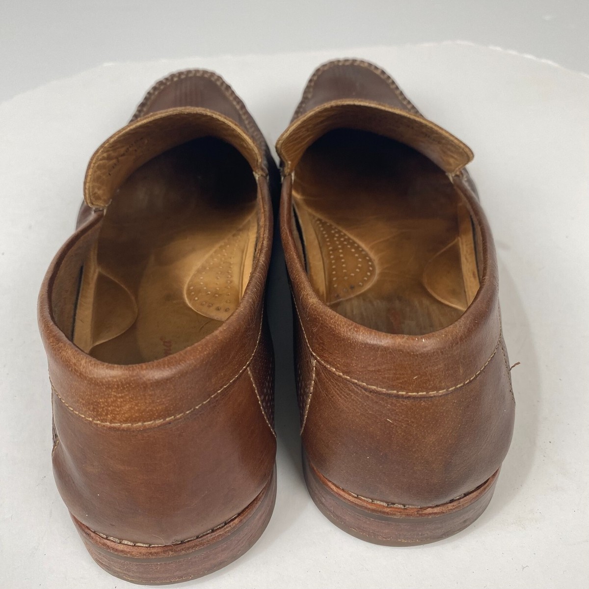 Tommy Bahama Felton Brown Leather Loafers Mens Size 11 M  display picture 1