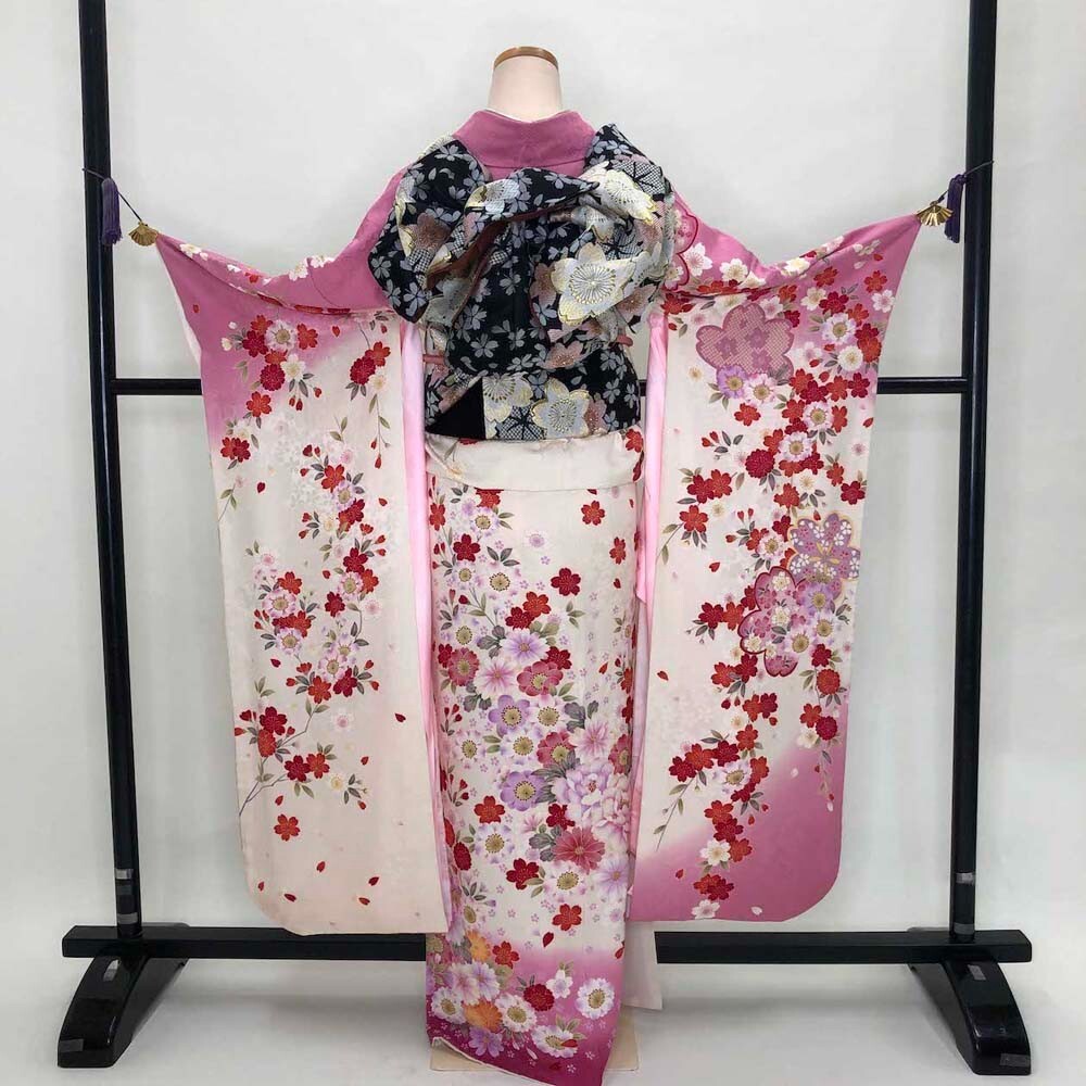 【完売品】m.u×PRE_KIMONO MA-1 OV japoness Japanese Men's Traditional Tsumugi HITOE Kimono Clothing