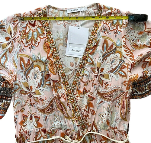 Maxi Dress Womens Lg Cottagecore Floral Feminine Fairy Hippie Bohostyle Anany - Picture 3 of 24