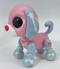Zoomer Zuppies Robot Pink Dog Lights Up Musical Pet Animal Spin Master Toy