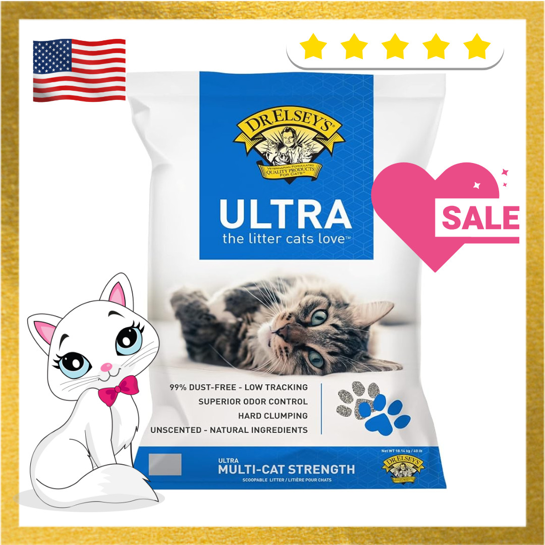 Dr. Elsey's Ultra UnScented Clumping Clay Cat Litter 40 lb. 