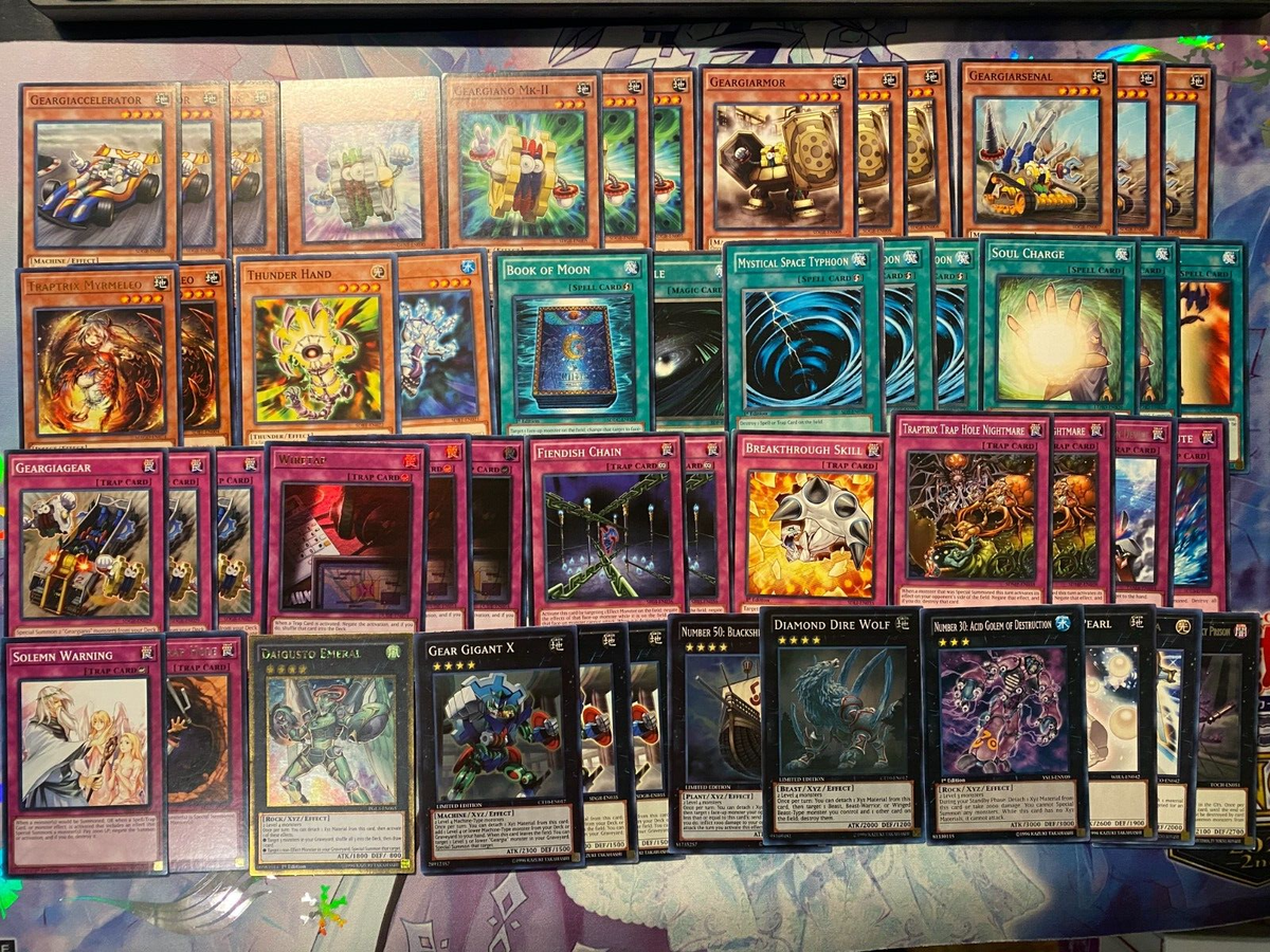 Yugioh! HAT Format Geargia Deck T0-Ready to Play-Daigusto- Gear Gigant  X-Wiretap | eBay