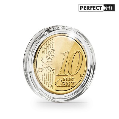 10 Lighthouse Coin Capsules Ultra Perfect Fit for 10 E.uro Cent 365288