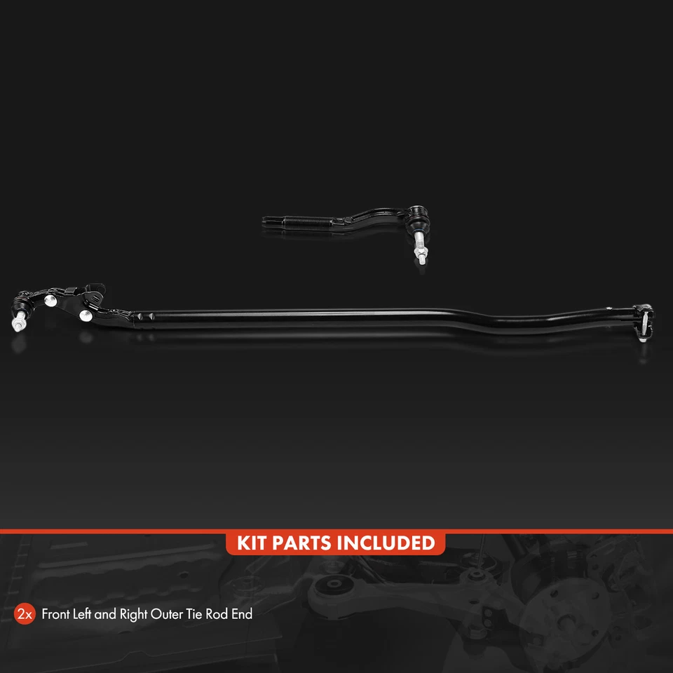 2x Extremo de barra de amarre exterior para conductor delantero y pasajero para Jeep Wrangler 18-24 Gladiator Foto 3 de 4