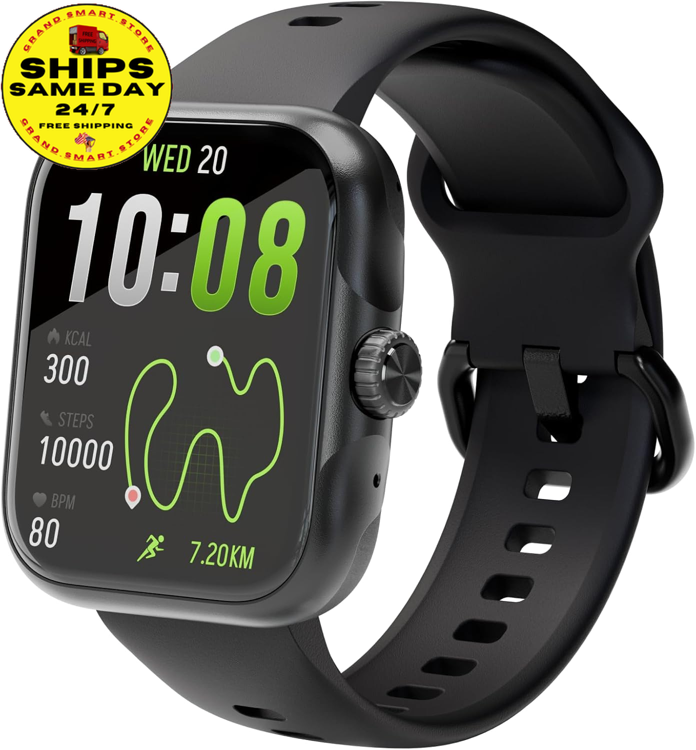 Smart Watches with GPS for Men Women(Answer/Make Call) 1.78'' AMOLED Running Wat