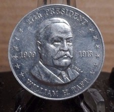 PREOWNED SHELL PRESIDENTIAL GAME, WILLIAM HOWARD TAFT #27 TOKEN (81316)