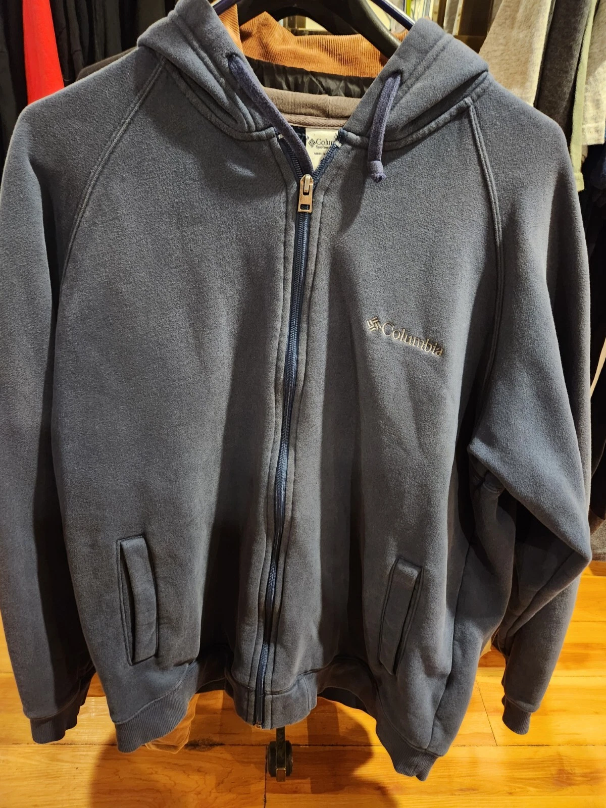 COLUMBIA Hooded Soft Shell Fleece Lined Jacket Outerwear Outdoors Size M