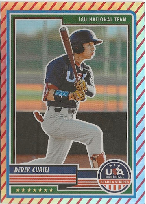 2023 Panini USA Baseball Carson Messina Red Stripes Prizm SP RC Rookie