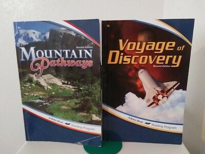 A Beka Book Reading Program Lot of 2 6a 6b Mountain Pathways Voyage of Discovery