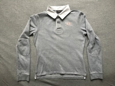 VTG POLO JEANS CO. RALPH LAUREN RUGBY SHIRT SPORT JERSEY SWEATER 67 PINK RL RARE