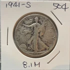 1941-S 50C Walking Liberty Silver Half Dollar - US Silver Coin