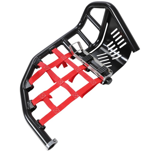 Raptor 700 660 Nerf Bar Nets Fits Alba Tusk with heel guards Black J eBay