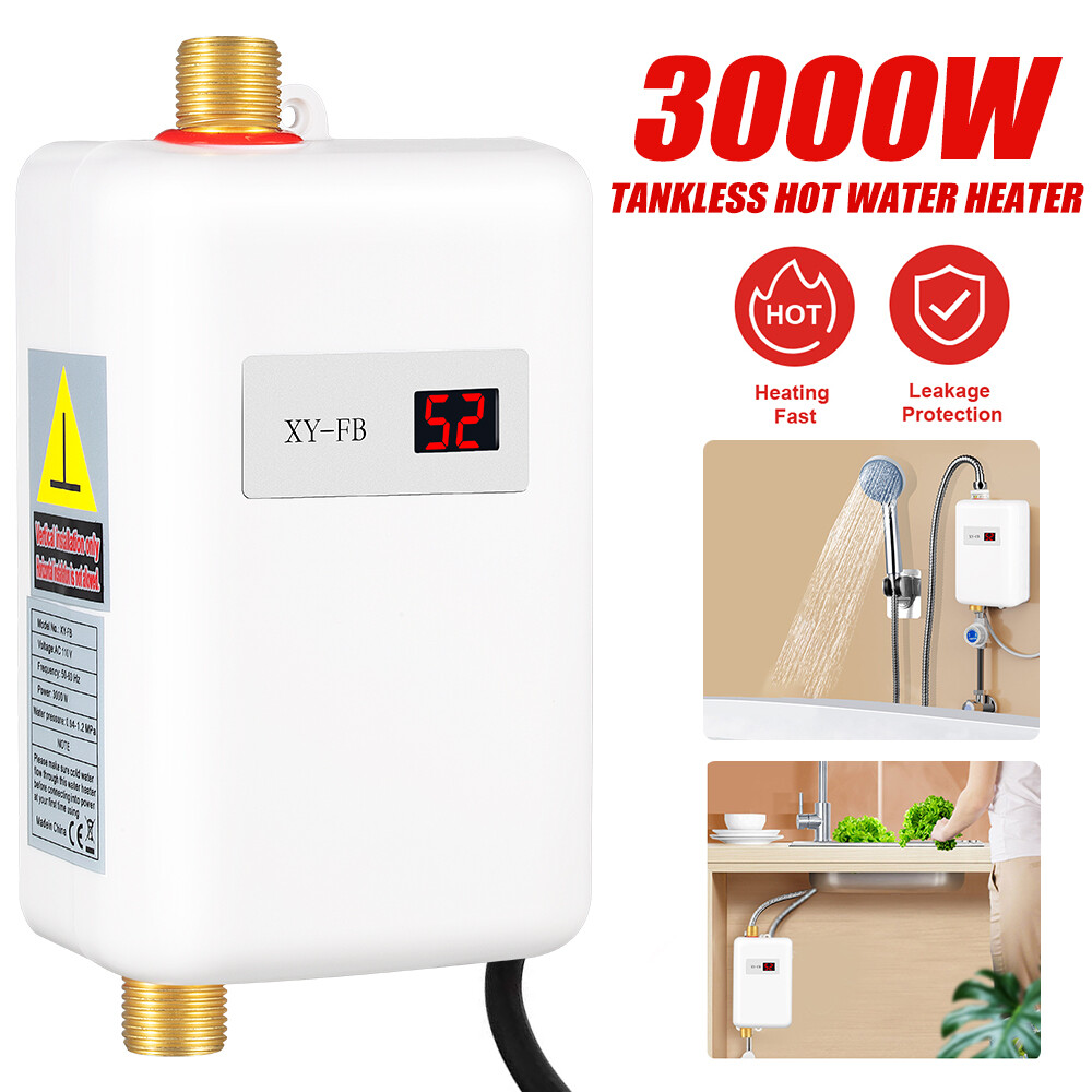 Electric Hot Water Heater Tankless Quick Instant Hot Water Heater