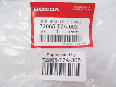 ta-⭐︎shop Genuine OEM Honda 72865-T7A-305 Rear Sub Seal | eBay