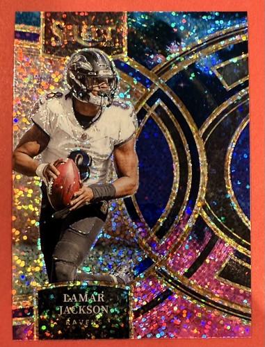 2023 Panini Select - LAMAR JACKSON  #190 SSP Cosmic- Rare 🔥🔥🔥