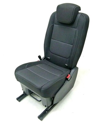 VW Sharan 7N Seat Alhambra Sitz Reihe Mitte Stoff Dunkelgrau