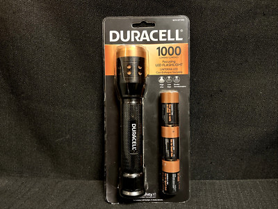 NEW DURACELL 1,000 Lumen Aluminum Focusing Flashlight for Everyday Use