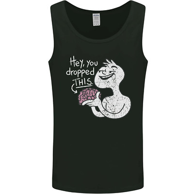 U Gedropptem Saum Ihr Gehirn Sarkastisch Stupid Dumb Herren Tanktop