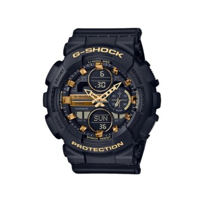 G-Shock Analog Digital World Time Black Dial Men's Casio GMA-S140M-1ACR Watch