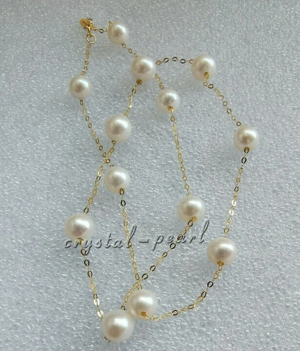 Pure white outlet pearl necklace