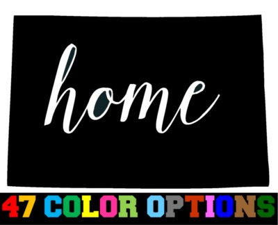 Vinyl Decal Truck Car Sticker Laptop - Home State Outline Love USA Colorado