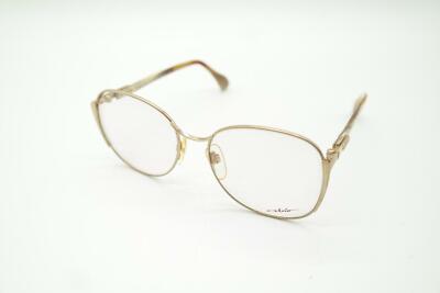 Lunettes Vintage "On Line 7500" - Monture Or Brun Ovale En Métal - Neuf Sans étiquette - Allemagne