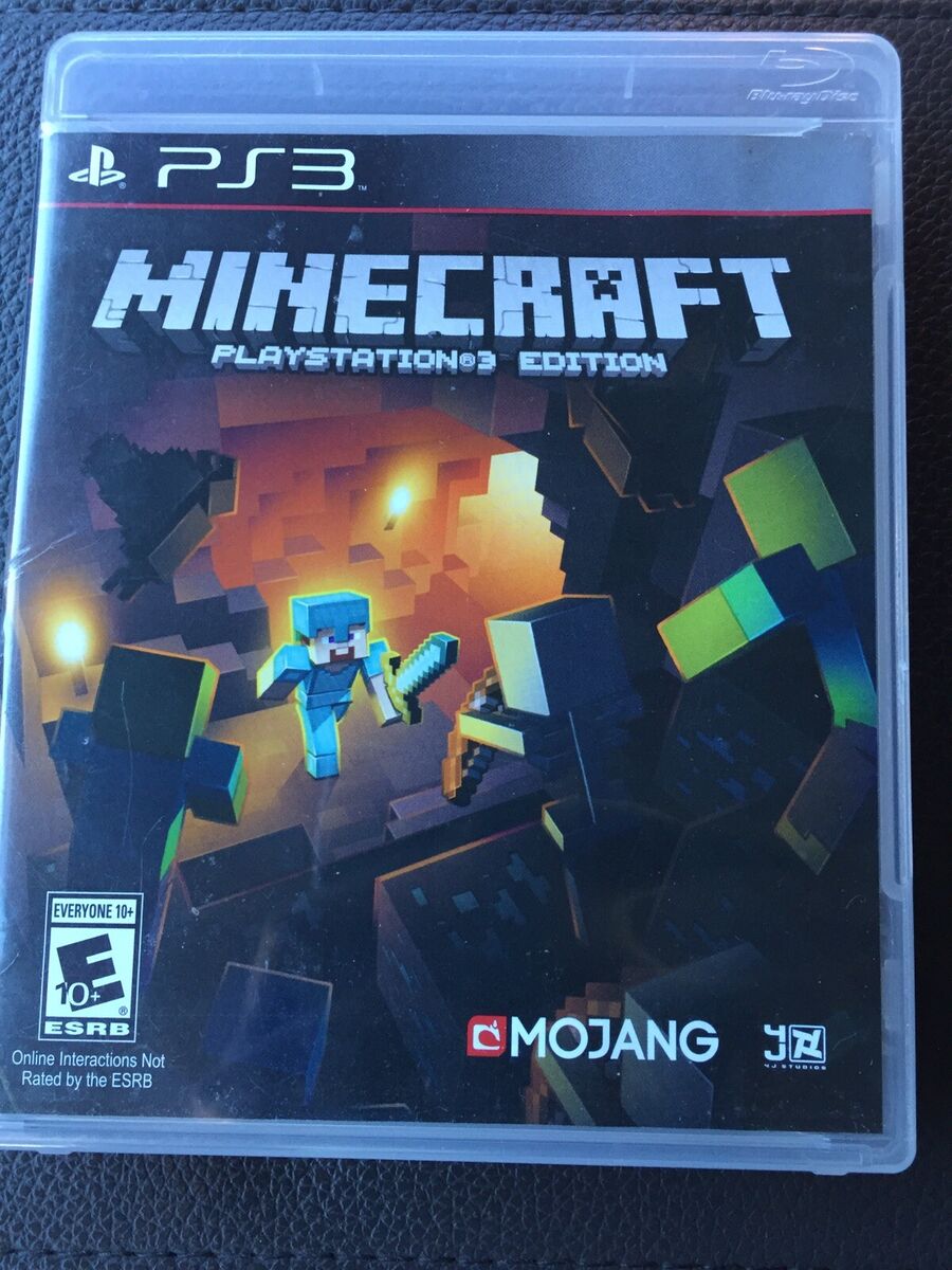 PS3 - Playstation 3 - DVD Blu Ray - Jogo Minecraft na c