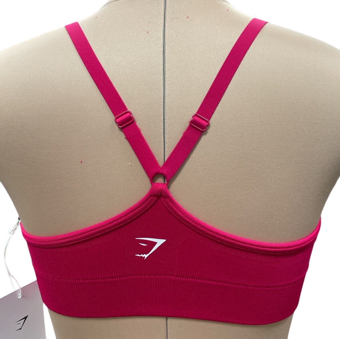 Gymshark Sweat Seamless Sports Bra 2.0 Light Support Punk Pink Size S NWTS image 2