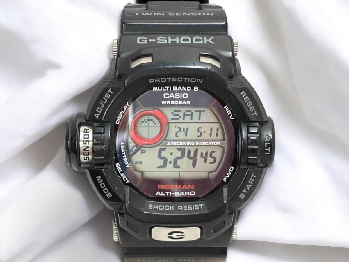 CASIO G-SHOCK GW-9200J-1JF Riseman Black Solar Digital Watch CASIO G-SHOCK GW-9200J-1JF Riseman Black Solar Digital Watch