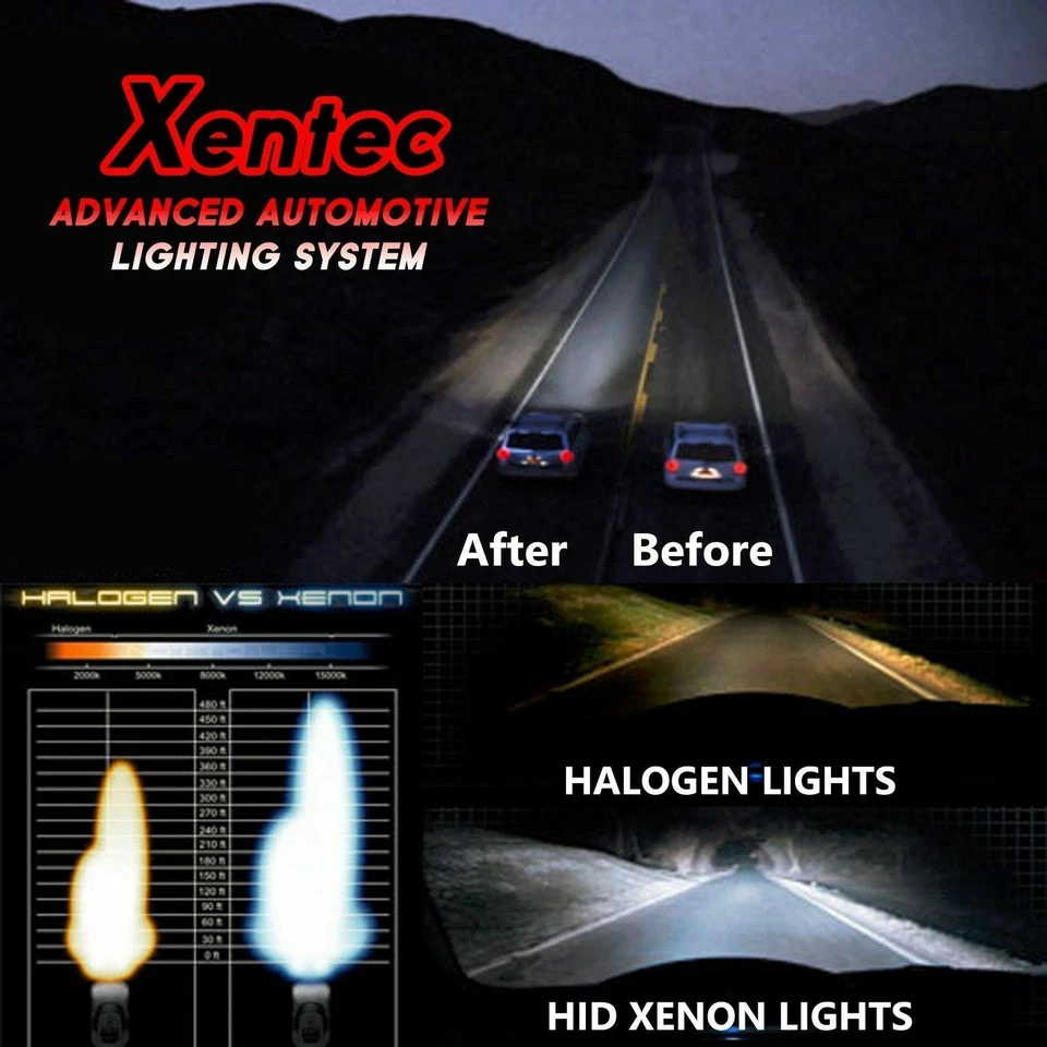 Xentec Xenon Lights HID Conversion Kit 9007 HB5 Car & Truck Headlight Lamps 6K - Image 2 of 4
