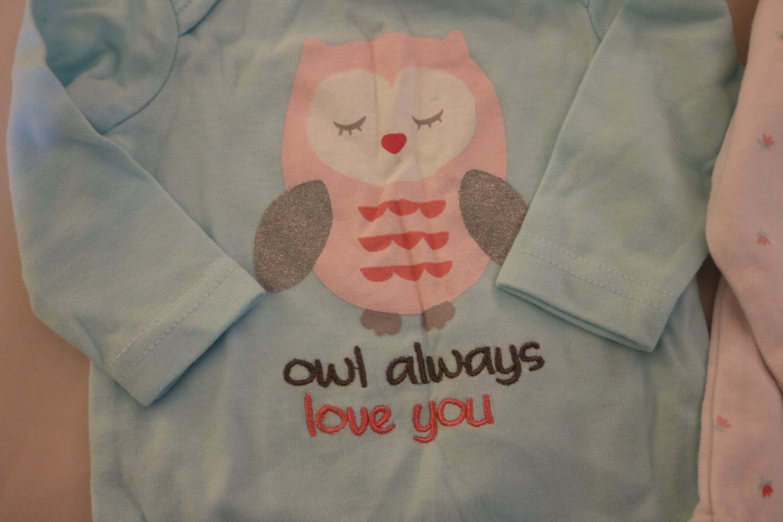 WEEPLAY baby girl body suit lot of 2 very cute 0-3 months image 2