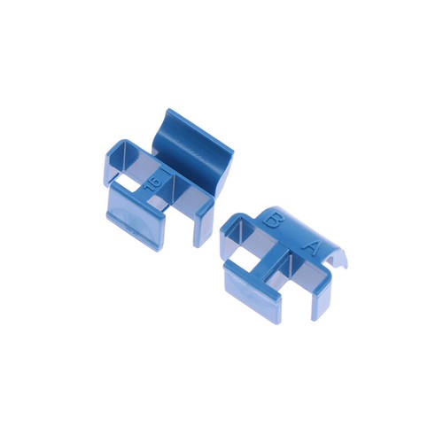 50pcs LC Duplex AB Clip Blue For LC DX Connector SM MM APC Fiber Optic Acces _xa