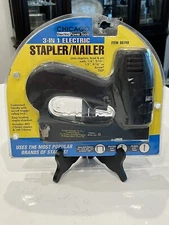 NEW Chicago Electric Power Tools 3-In-1 Stapler Brad Pin Nailer - 93749