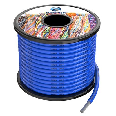 14awg Silicone Electrical Wire Cable 30ft Blue 14 Gauge 30FT,