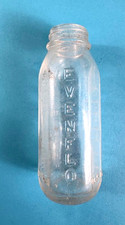 Vintage EVENFLO Doll Size 3" Glass Baby Bottle Empty-NO Cap EMBOSSED USA