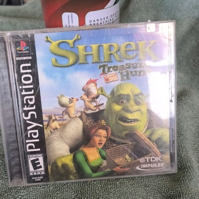 Shrek: Treasure Hunt Sony PlayStation 1 PS1 NTSC-U/C E TDK Disc & Case