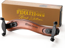 Fiddlerman Wood Violin Shoulder Rest for 4/4 and 3/4 with Collapsible and Height