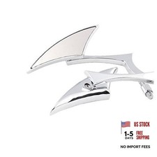 Custom Universal Motorcycle Spear Blade Rearview Mirrors