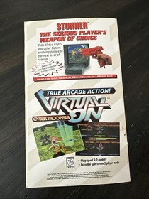 Sega Saturn Manual Only Virtua Cop 2 W/Reg Card 