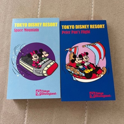 Tokyo Disney Resort Space Mountain Peter Pan Memo Pad Set of 2