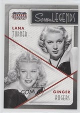 2015 Panini Americana Screen Legends Co-Stars Ginger Rogers Lana Turner #10 2a1