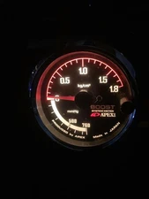 APEXi Boost Gauge BOOST SYSTEM METER Made in Japan Vintage Vintage Car
