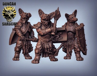 DogFolk Fighter  Miniature