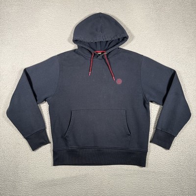 Mavi Hoodie Mens Medium Blue Pullover Sweatshirt Casual Preppy Pockets Logo