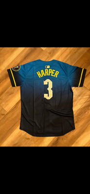 Bryce Harper # 3 Phillies City Connect Stitched Jersey 